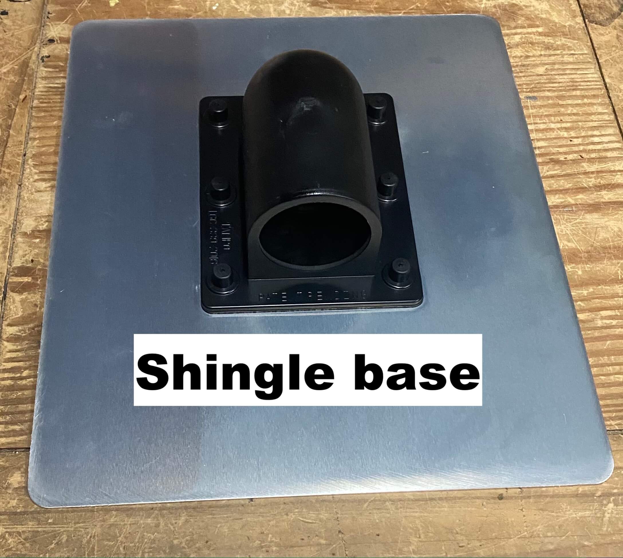 Solar Roof Jack Individual Shingle Base Solar Roof Jack